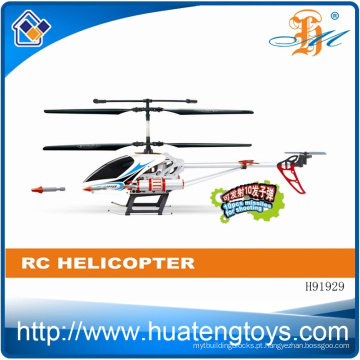 Helicóptero do rc da liga larga 5ch do tamanho grande com injetor do airsoft